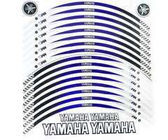 Наклейка на обід колеса Yamaha Flag Blue