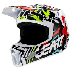 Мотошолом дитячий LEATT Helmet GPX 3.5 Jr Zebra M(p)