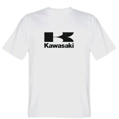 Мотофутболка Kawasaki White Black S