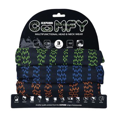 Набір баффів (3 шт.) Oxford Comfy Haste 3-Pack