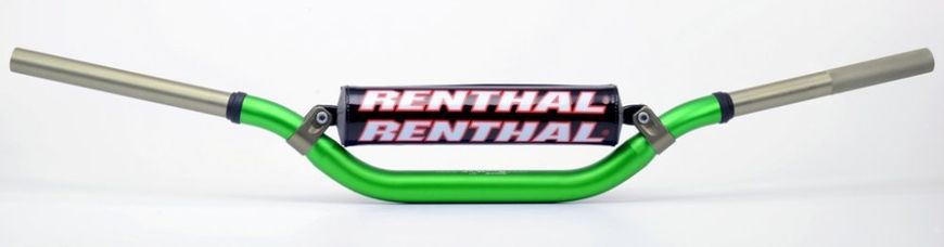 Кермо Renthal Twinwall 997 Green HONDA / KAWASAKI