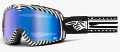 Маска кросова 100% BARSTOW Goggle Death Spray - Mirror Blue Lens, Mirror Lens