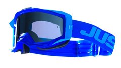 Маска кроссовая Just1 Goggle Iris 2.0 Logo Blue Mirror Blue Lens