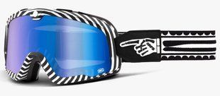 Маска кросова 100% BARSTOW Goggle Death Spray - Mirror Blue Lens, Mirror Lens