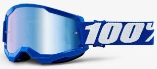 Маска кросова 100% STRATA 2 Goggle Blue - Mirror Blue Lens, Mirror Lens