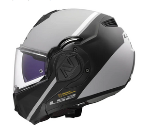 Мотошолом LS2 FF906 Advant Swipe Grey Black L
