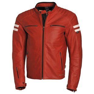 Мотокуртка SEGURA шкіра RETRO red M