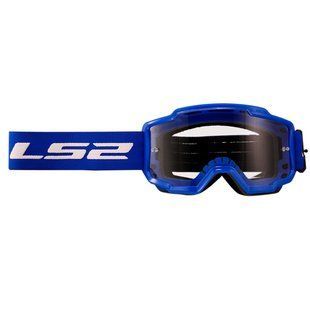 Маска кросова LS2 CHARGER Blue Clear Lens