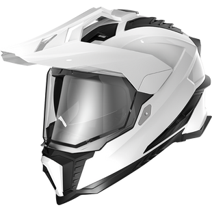 Мотошолом LS2 MX701 Explorer Solid Gloss White L