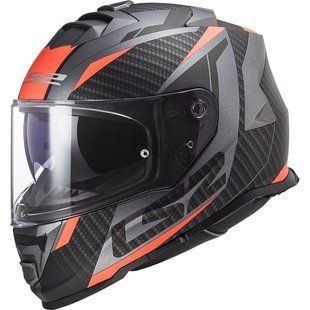 Мотошолом LS2 FF800 Storm 2 Racer Matt Titanium Orange S
