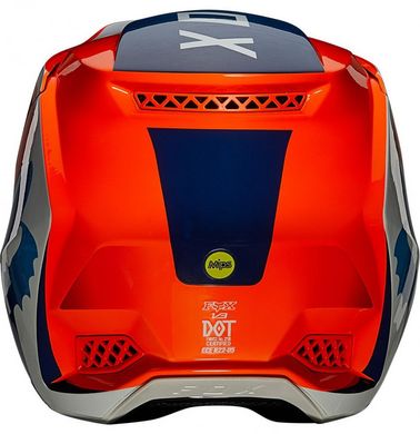 Мотошолом FOX V3 RS WIRED HELMET Flo Orange XL