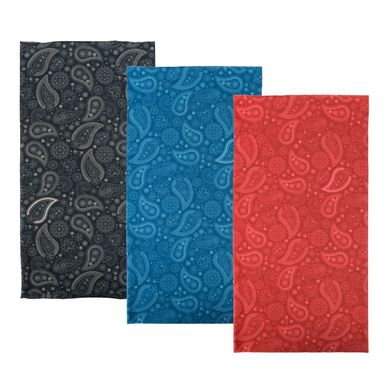 Набір баффів (3 шт.) Oxford Comfy Paisley Red 3-Pack