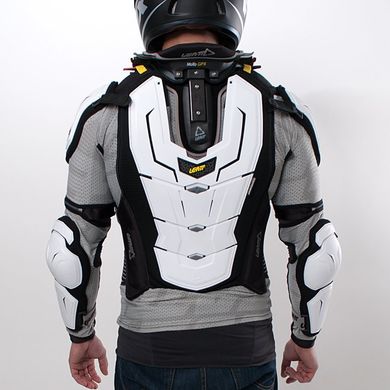 Моточерепаха LEATT Body Protector 5.5 White L-XL