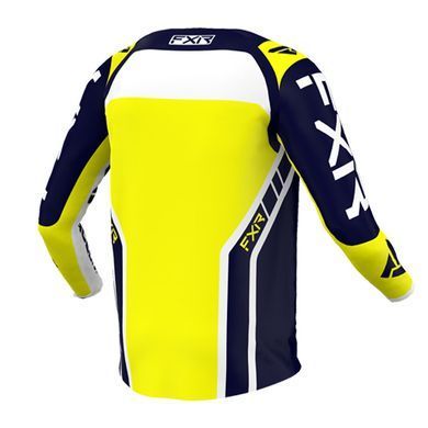 Мотоджерси детская FXR Yth Clutch Pro MX 22-Midnight/White/Yellow XL