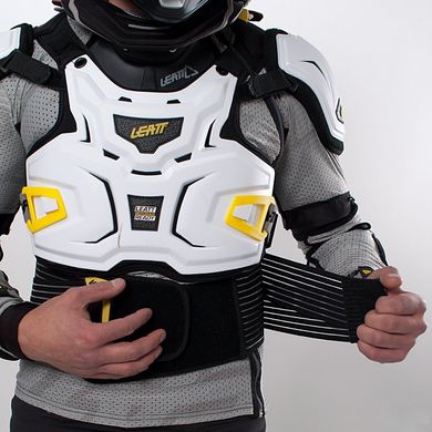 Моточерепаха LEATT Body Protector 5.5 White L-XL