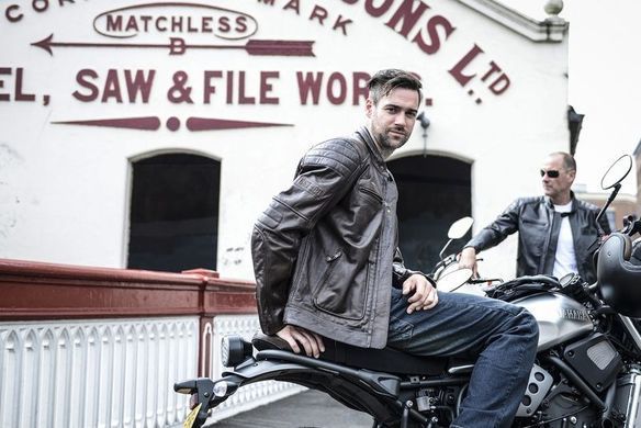 RST Roadster 2 CE Leather Jacket Tobbaco Brown