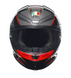 Мотошолом AGV K6 S (E2206) SLASHCUT black/grey/red L