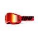 Мотоочки 100% STRATA Goggle II Red - Mirror Red Lens