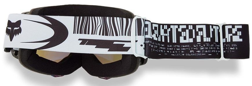 Маска кросова FOX MAIN SPARK Goggle - IMAGE COSMO White Mirror Blue Lens