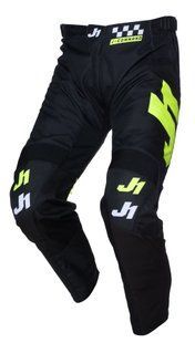 Мотоштани Just1 J-command Competition Black Yellow Fluo