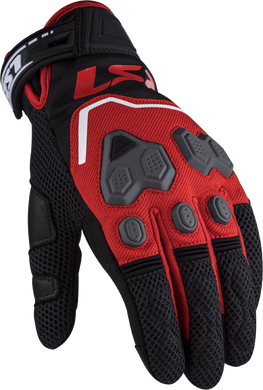 Мотоперчатки LS2 Vega Man Gloves Black Red XL