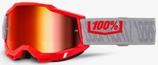 Маска кросова 100% ACCURI 2 Goggle [Gatorback], Mirror Red Lens