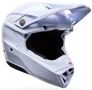 Мотошолом BELL MOTO-10 - SOLID White L