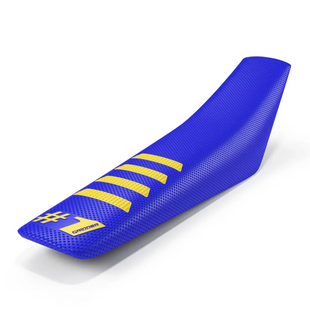Чохол для мотосидіння Onegripper - RIBBED Blue/Yellow