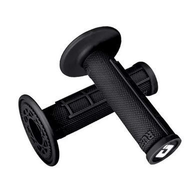 Грипсы ODI MX 1/2 Waffle Single-Ply, Black/White Icon