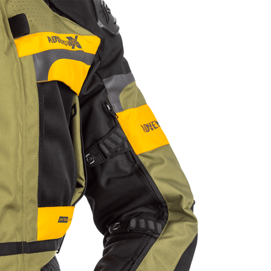 Мотокуртка RST Pro Series Adventure-X CE Mens Textile Jacket Green / Ochre XL