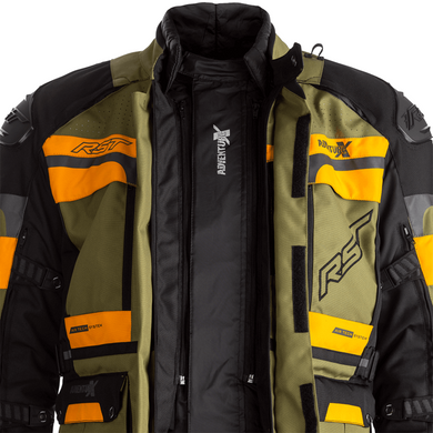 Мотокуртка RST Pro Series Adventure-X CE Mens Textile Jacket Green / Ochre XL
