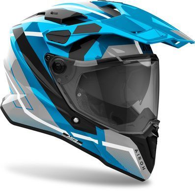 Мотошолом Airoh COMMANDER 2 MAVICK cerulean blue L