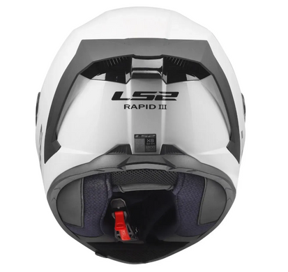 Мотошолом LS2 FF820 Rapid 3 Solid Gloss White M