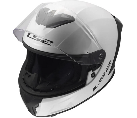 Мотошолом LS2 FF820 Rapid 3 Solid Gloss White M