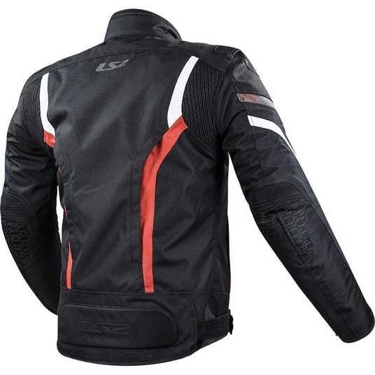 Мотокуртка LS2 Gate Man Jacket Black Red M - купить Мотокуртка LS2