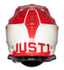 Мотошлем Just1 J18 Pulsar Mips Red - White - Matt S