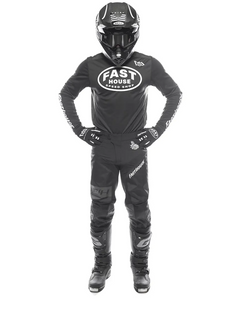 Мотокостюм FASTHOUSE Grindhouse Club, Black/Gray - 34/L