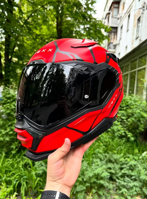 Мотошолом Nexx X.WST3 B-SIDE RED.BLACK MT L