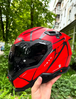 Мотошолом Nexx X.WST3 B-SIDE RED.BLACK MT L