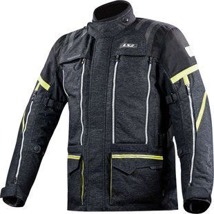 Мотокуртка LS2 Nevada Man Jacket Black Hi-Vis Yellow L