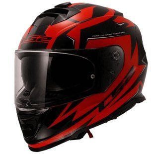 Мотошолом LS2 FF800 Storm 2 Atomik Gloss Black Red L