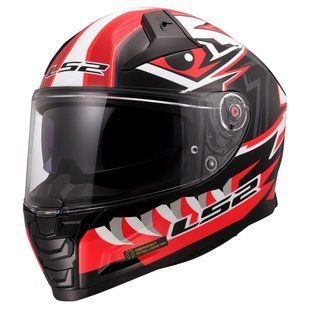 Мотошолом LS2 FF811 Vector 2 Buntri Black Red 3XL
