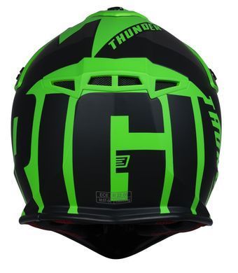 Мотошлем Origine Hero Thunder Titanium Black Fluo Green Matt