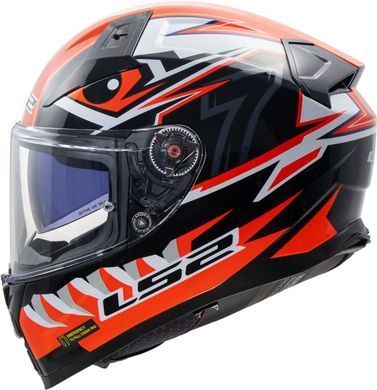 Мотошолом LS2 FF811 Vector 2 Buntri Black Red 3XL