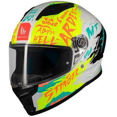 Мотошлем MT STINGER 2 Ardent A3 Gloss Yellow L
