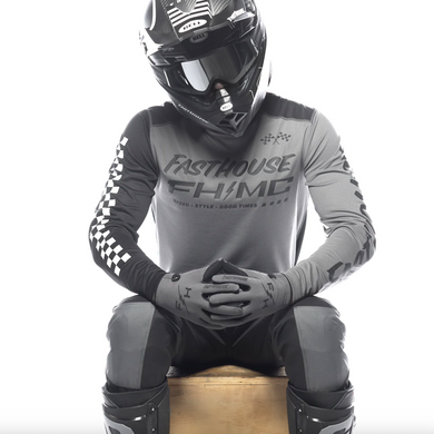 Мотокостюм FASTHOSE Carbon Method Gray/Black 32/M