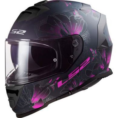 Мотошолом LS2 FF800 Storm 2 Burst Matt Black Pink XS