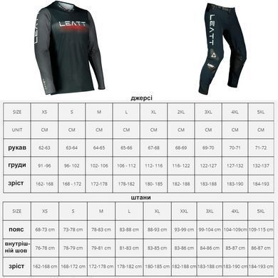Джерсі та штани LEATT Ride Kit 3.5 Flame, 32/M