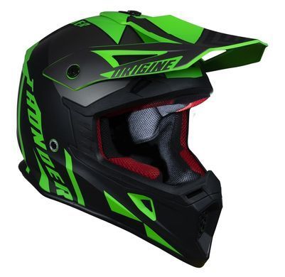Мотошлем Origine Hero Thunder Titanium Black Fluo Green Matt