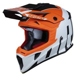 Мотошолом Origine Hero Thunder Fluo Orange White Black Matt